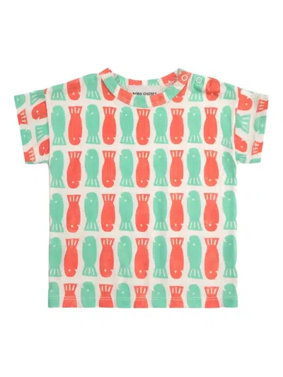 Bobo Choses Babies' Fish-print T-shirt In Animal Print