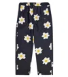 Bobo Choses Printed Cotton Chino Pants In Blue