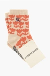 BOBO CHOSES FLORAL-MOTIF LONG SOCKS