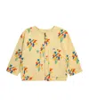 Bobo Choses Floral-print Cotton Jacket In Nude