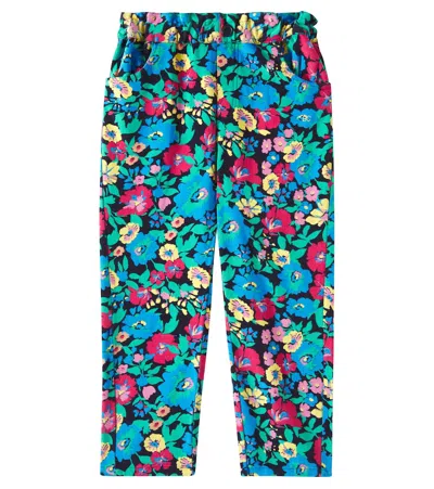 Bobo Choses Kids' Flowers Cotton Corduroy Pants In Multicoloured