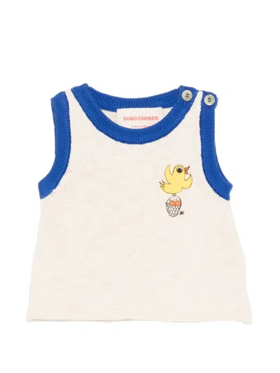 Bobo Choses Babies' Flying Oranges Graphic Top In Neutral