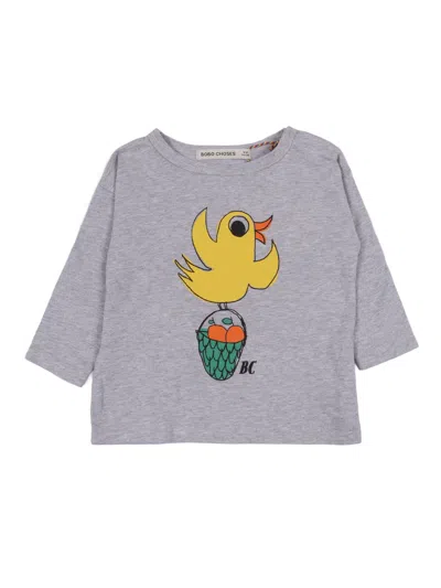 Bobo Choses Flying Oranges Long Sleeve T Shirt In Multi