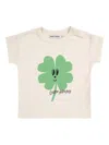 Bobo Choses Four-leaf Clover-print T-shirt In Neutral