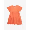 Bobo Choses Round-neck Gingham-print Cotton Dress 2-9 Years Fuchsi In Fuchsia