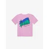 Bobo Choses Fuchsia Fun Shoot Star Short-sleeves Organic-cotton T-shirt 2-11 Y In Fuchsia