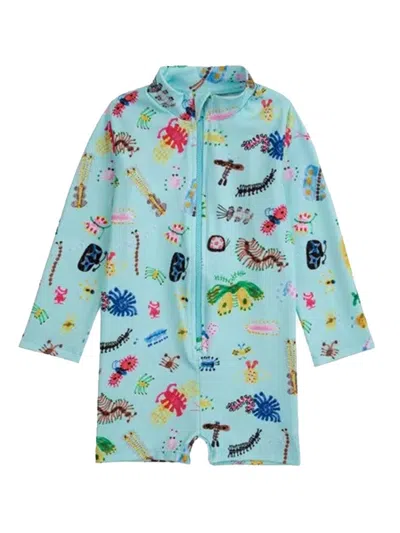 Bobo Choses Babies' Funny Insects Costume In Blue