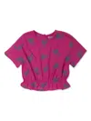 Bobo Choses Funny Snail Blouse In Pink