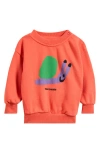 Bobo Choses Funny Snail Graphic Sweatshirt In Red