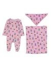 Bobo Choses Game Pawn Babygrow (set Of Three) In Pink