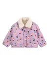 Bobo Choses Game-pawns Print Reversible Jacket In Purple