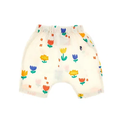 Bobo Choses 'garden Party' Seersucker Pants Kids In White