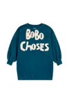 Bobo Choses 개더 소매 탑 In Blue