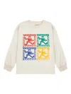 Bobo Choses Rainbow Mr Pencil Long-sleeve T-shirt In Neutral