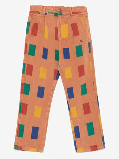 Bobo Choses Geometric Print Trousers In Brown