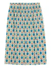 Bobo Choses Geometric Scacs Pleated Skirt In Gray