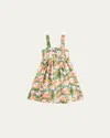 Bobo Choses Floral Cotton Dress In Multicolor