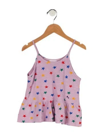 Pre-owned Bobo Choses Kids' Girls' Printed Sleeveless Dress In Purple
