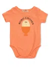 Bobo Choses Graphic-print Bodysuit In Orange