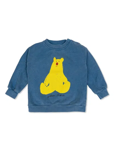 Bobo Choses Babies' Graphic-print Sweatshirt In Blue