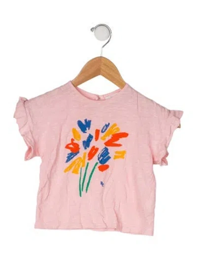 Pre-owned Bobo Choses Babies' Graphic Print T Shirt In Pink