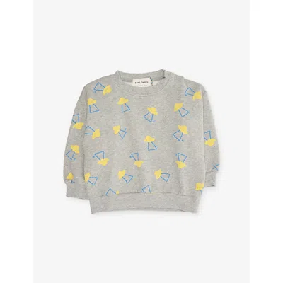 Bobo Choses Babies' Graphic-print Cotton Sweatshirt 6- In Gray