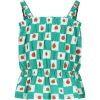 BOBO CHOSES GREEN TOP FOR GIRL WITH TOMATOES