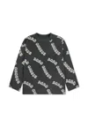 Bobo Choses Logo Cotton Jersey T-shirt In Grey