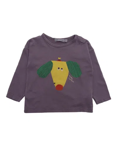 Bobo Choses Kids' Happy Dog T-shirt In Purple