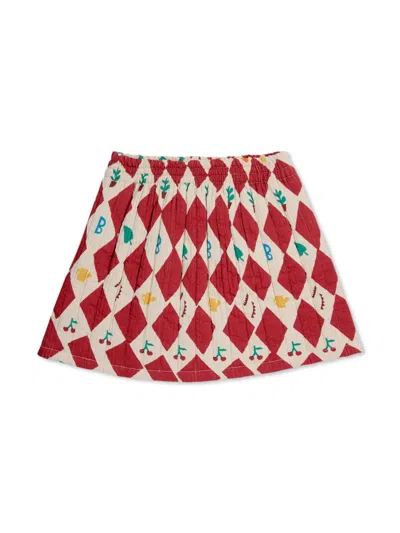 Bobo Choses Harlequin Skirt In Red