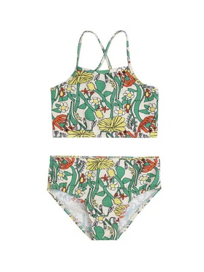 Bobo Choses Herbalist All Over Mini Bikini In White