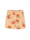 Bobo Choses Hermit Crab All Over Woven Shorts In Multi