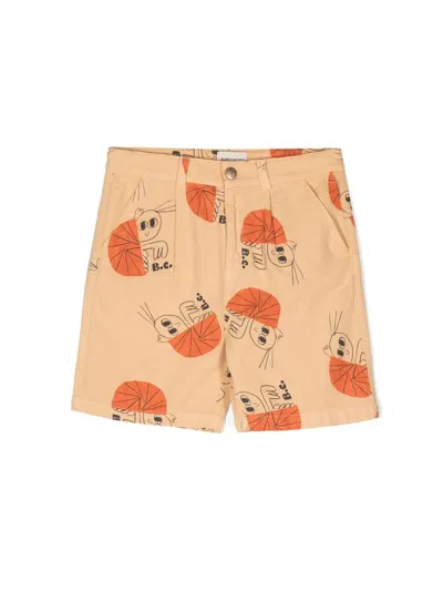Bobo Choses Kids' Hermit Crab All Over Woven Shorts In Multi