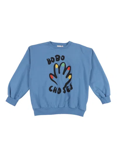 Bobo Choses Kids' High Five Sweatshirt In Blue
