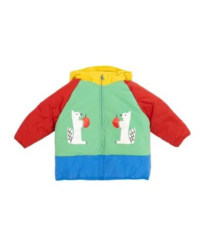 Bobo Choses Babies' Hooded Jacket In Green