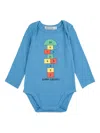 Bobo Choses Hopscotch-print Body In Blue