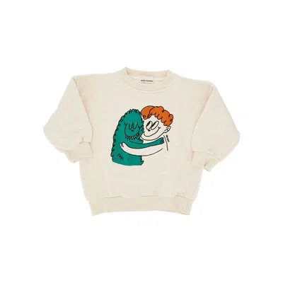 Bobo Choses Kids' Hug Hairy Monster Sweatshirt In Neutral