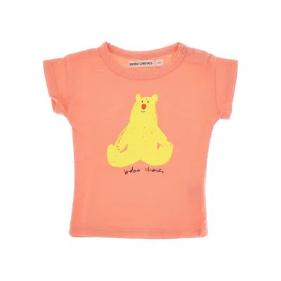 Bobo Choses 'hug Me Bear' T-shirt Kids In Pink