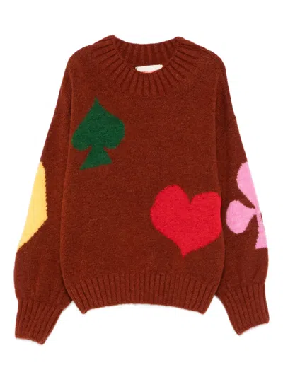 Bobo Choses Kids' Intarsia-knit Sweater In Multi