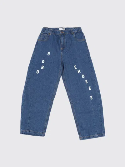 BOBO CHOSES BOBO CHOSES JEANS KIDS COLOR BLUE,H39111009