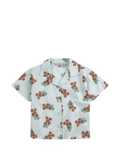 Bobo Choses Kids' Juicy Tomatoes Short-sleeve Shirt In Blue