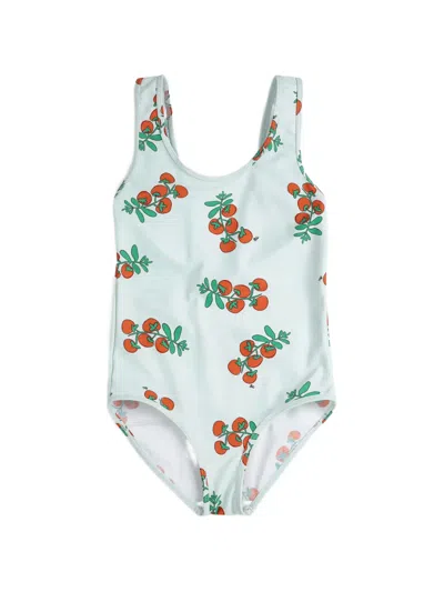 Bobo Choses Juicy Tomatoes Swimsuit In Blue