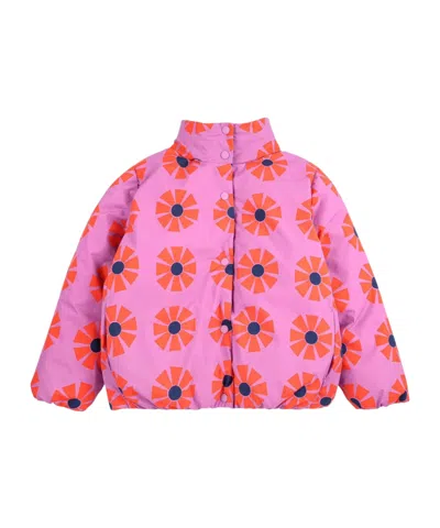 Bobo Choses Kids' Kaleidoscope All Over Anorak In Pink