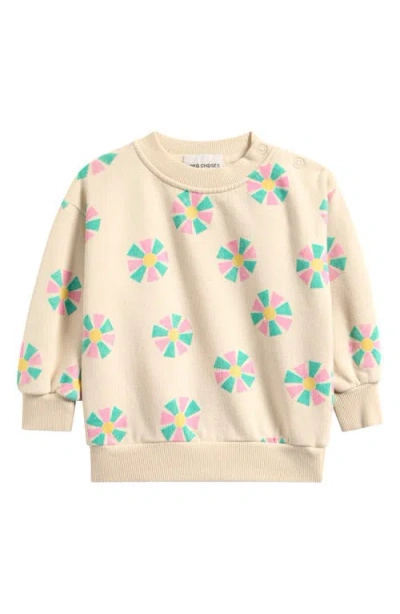 Bobo Choses Babies'  Kaleidoscope Print Cotton Sweatshirt In Brown