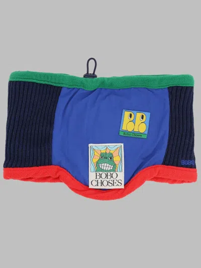 Bobo Choses Kids Color Block Neck Warmer In Multicolour