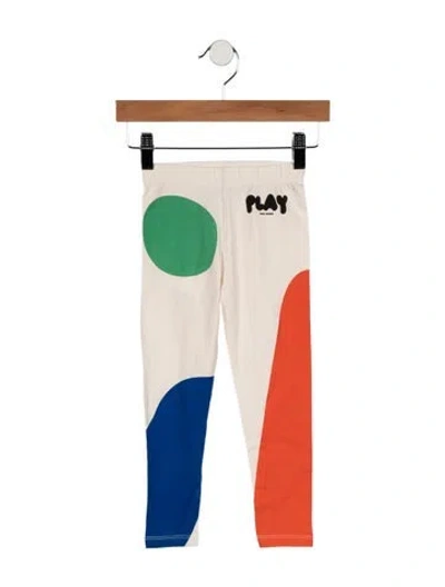 Pre-owned Bobo Choses Babies' Kids Girls Graphic Leggings In Yellow