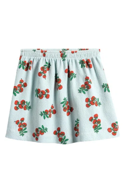Bobo Choses Kids' Juicy Tomato Print Skirt In Blue