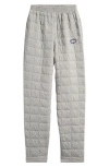 Bobo Choses Kids' Quilted Cotton Blend Sweatpants In Gray