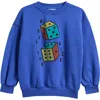 Bobo Choses Kids' Roll The Dice Cotton Graphic T-shirt In Blue