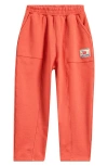 Bobo Choses Smiling Cotton-blend Jersey Sweatpants In Red